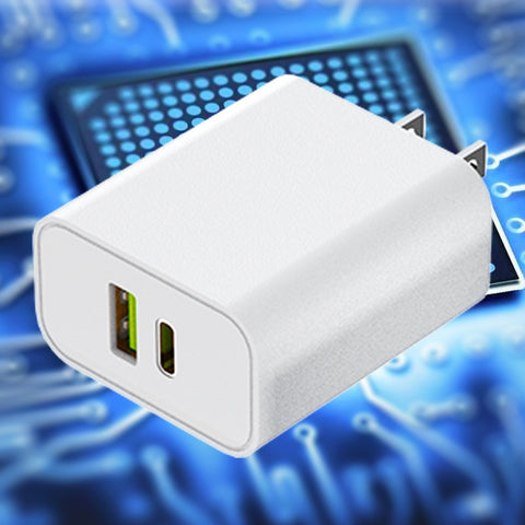 Image of 25W UL Certified USB A+C charger for all smart iphones