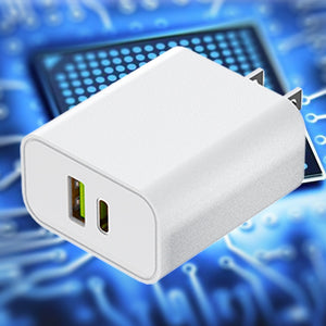 25W UL Certified USB A+C charger for all smart iphones