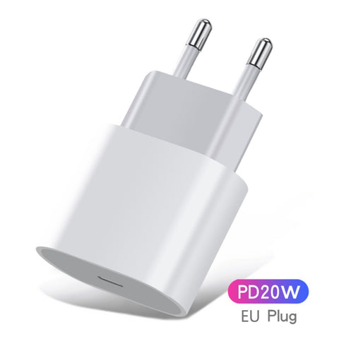 Image of 20W PD USB C to lightning chargers and cable kit for iphones 11 12 13 14 ipads