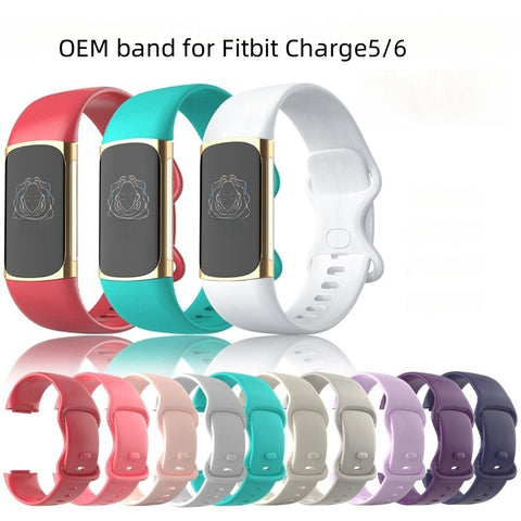 Image of OEM Silicone band for Fitbit charge 5 6