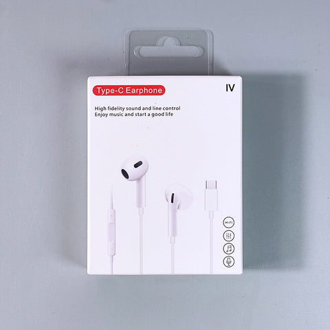 Image of Wired Earpods 4  for iPhones Android all mobile phones [Calls + Music]