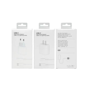 20W PD USB C chargers and cable kit for iPhone 16 15 pro max