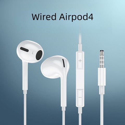 Image of Wired Earpods 4  for iPhones Android all mobile phones [Calls + Music]