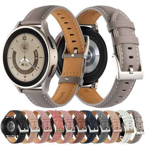 Image of Wholesale Premium leather watch band for Samsung Galaxy watch345pro