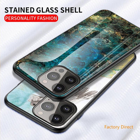 Image of Marble design glass back cover case for Motorola MOTO models