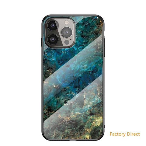 Image of Marble design glass back cover case for Motorola MOTO models