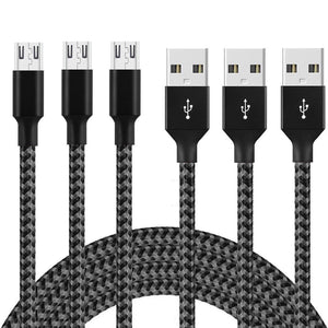 New 2.4 A⚡️Fast Charging 3ft 6ft 10ft Nylon Braided Cable