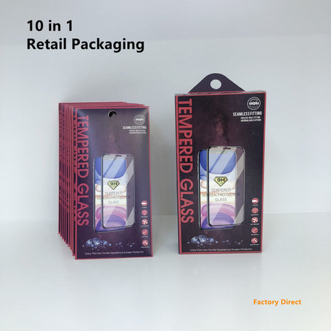 Image of Slim Paper bag retail packaging for screen protect tempered glass