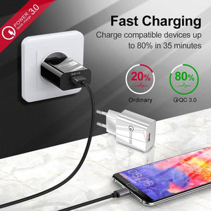 European standard Quick Charge QC3.0 Fast Charger