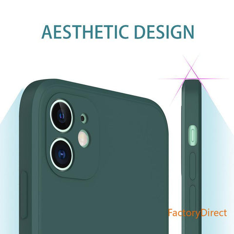 Image of Simple Case For iPhone 14 13 12 11 promax  XR X XS Max Shockproof Soft Cover