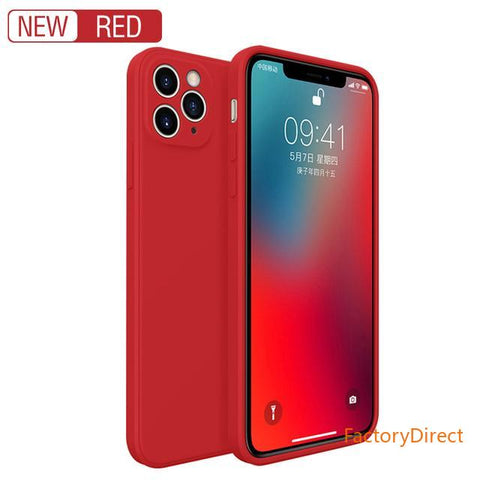 Image of Simple Case For iPhone 14 13 12 11 promax  XR X XS Max Shockproof Soft Cover