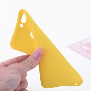 Iphone X XS XR MAX phone Case TPU Soft Silicone Candy color Back Cover Phone Case Apple phone5 5s Casing Fundas