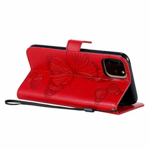 3D Butterfly Flip Leather phone Case for Samsung S sery