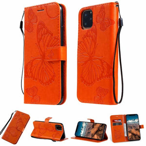 3D Butterfly Flip Leather phone Case for Samsung S sery