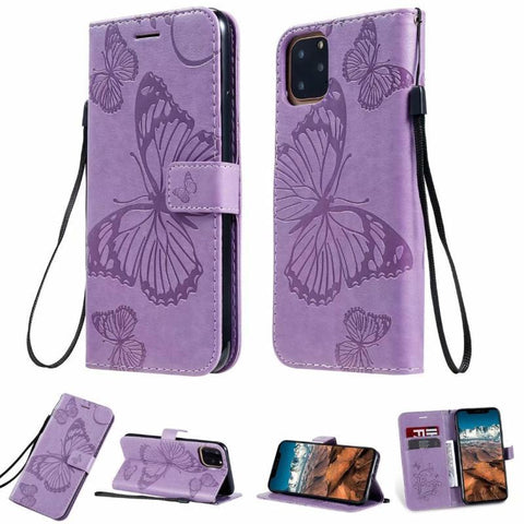 Image of 3D Butterfly Flip Leather phone Case for Samsung S sery