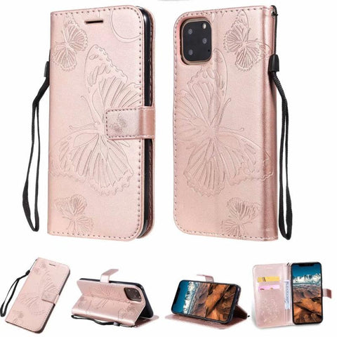 Image of 3D Butterfly Flip Leather phone Case for Samsung S sery