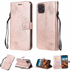 3D Butterfly Flip Leather phone Case for Samsung S sery