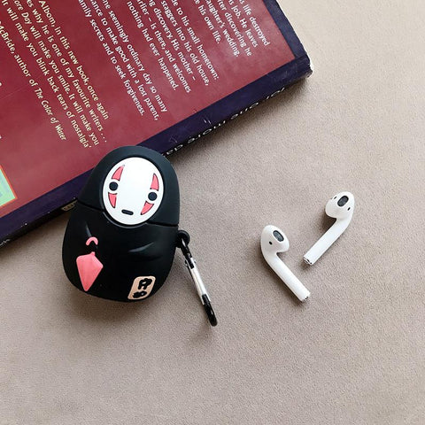 Image of 3D Cartoon No Face Man Earphone Cases For Apple Airpods