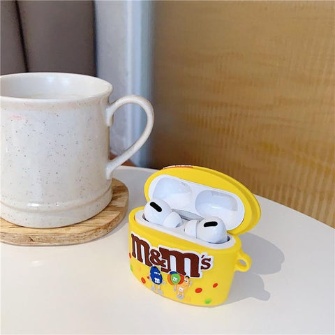 Image of 3D Chocolate Ice Cream Food Silicone Case for AirPods Pro 2 1 Protective Earphone Charging Box Cover for AirPods