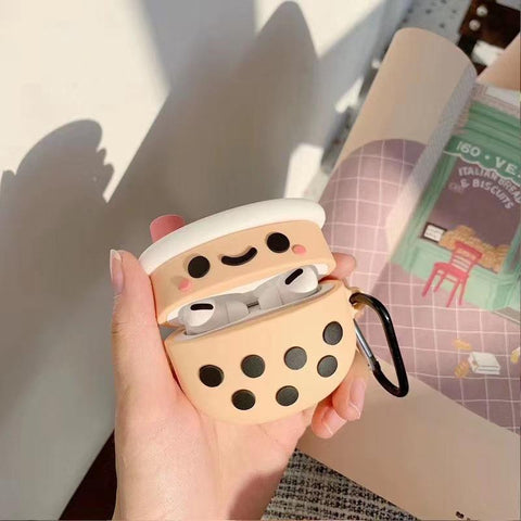 Image of 3D Chocolate Ice Cream Food Silicone Case for AirPods Pro 2 1 Protective Earphone Charging Box Cover for AirPods