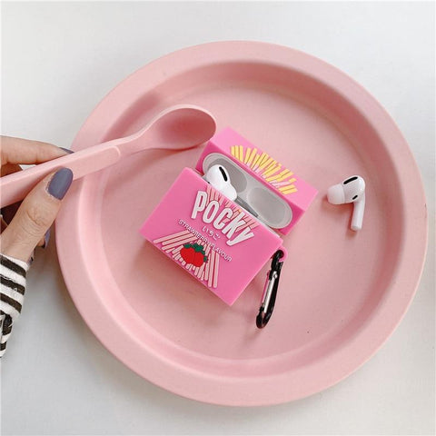 Image of 3D Chocolate Ice Cream Food Silicone Case for AirPods Pro 2 1 Protective Earphone Charging Box Cover for AirPods