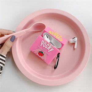 3D Chocolate Ice Cream Food Silicone Case for AirPods Pro 2 1 Protective Earphone Charging Box Cover for AirPods