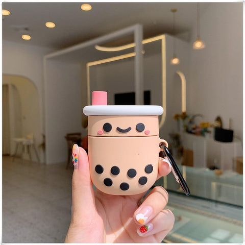 Image of 3D Chocolate Ice Cream Food Silicone Case for AirPods Pro 2 1 Protective Earphone Charging Box Cover for AirPods