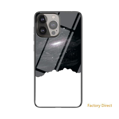 Image of Stars Sky design Tempered Glass phone Case For Motorala MOTO models