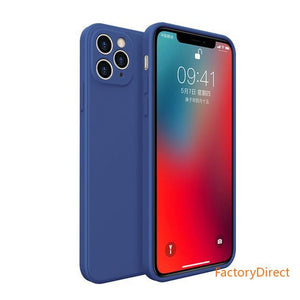 Simple Case For iPhone 14 13 12 11 promax  XR X XS Max Shockproof Soft Cover