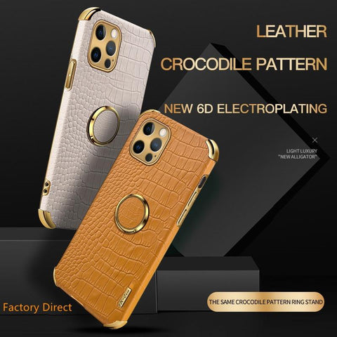 Image of Samsung Galaxy S Note sery case Crocodile leather design cover with ring holder