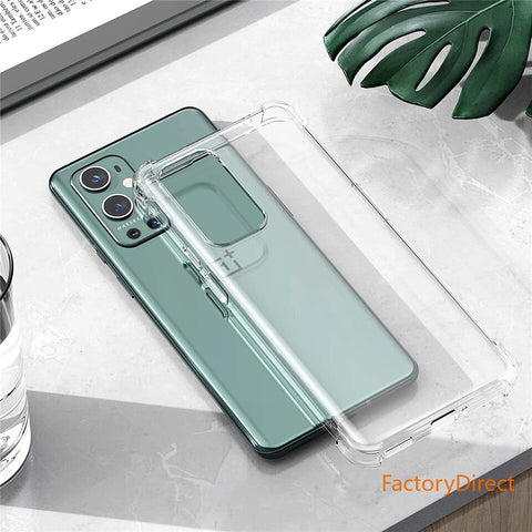 Image of Crystal Clear Case For Oneplus 9 Pro 5G casing four corners One Plus 8T 8 7 7T pro Nord N10 N100 Transparent Protective Silicone Cover 5 6T pro Phone Accessories