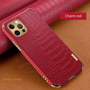 Samsung Galaxy A sery phone case Crocodile leather pattern design