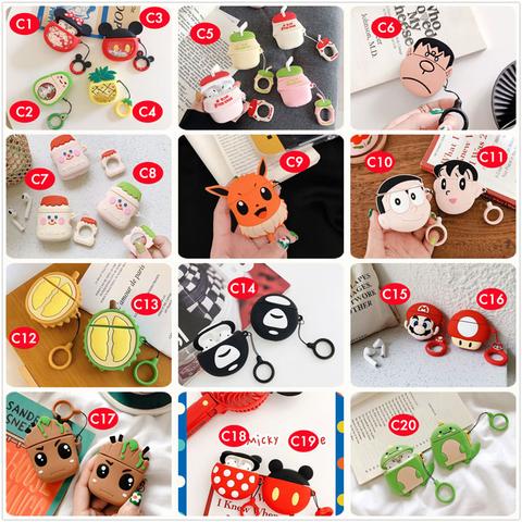 Airpods 3 Pro 1 2 Case 3D Cute Cartoon Animal For Apple Airpods 1/2 pro 3  Cover For Apple Airpods Pro 1 / 2 / 3 Charging Box