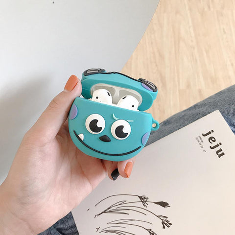 Image of Cartoon Three Eyes Monsters Sulley Silicone earbud case