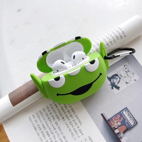 Image of Cartoon Three Eyes Monsters Sulley Silicone earbud case