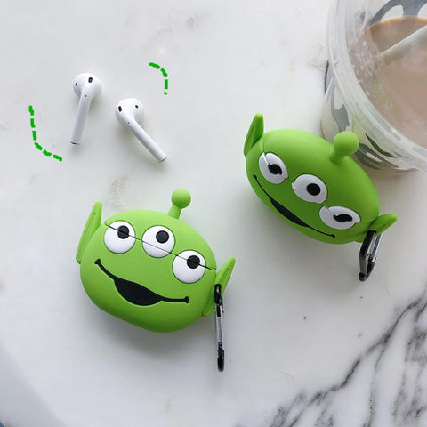 Image of Cartoon Three Eyes Monsters Sulley Silicone earbud case