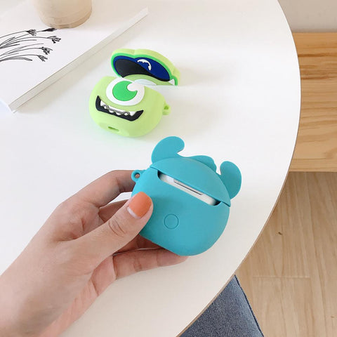 Image of Cartoon Three Eyes Monsters Sulley Silicone earbud case