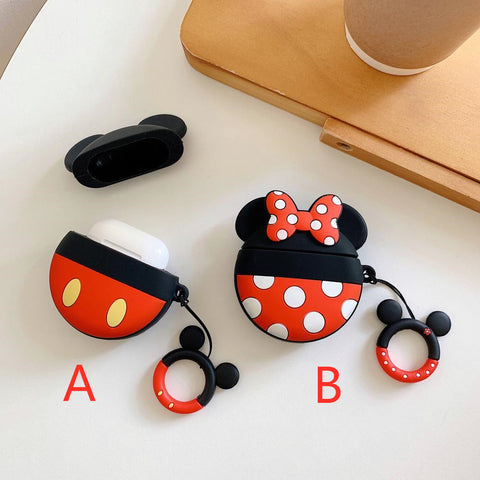 Image of Cartoon Mickey Minnie AirPod case and airpod pro case