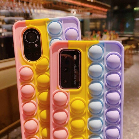 Image of Case for Sumsung Galaxy A32 A52 A72 A71 A51 4G 5G Pop Push It Bubble Case For Sumsung A30 A50 A11 A21 A02 A02S Toy Back Cover