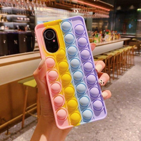 Image of Case for Sumsung Galaxy A32 A52 A72 A71 A51 4G 5G Pop Push It Bubble Case For Sumsung A30 A50 A11 A21 A02 A02S Toy Back Cover
