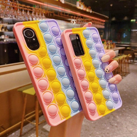 Image of Case for Sumsung Galaxy A32 A52 A72 A71 A51 4G 5G Pop Push It Bubble Case For Sumsung A30 A50 A11 A21 A02 A02S Toy Back Cover