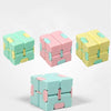 Children Adult Decompression Toy Infinity Magic Cube Square Puzzle Toys Relieve Stress Funny Hand Game Four Corner Maze Toys