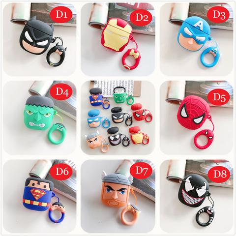 Wholesale 3D Cute Cartoon Designer Silicone Earphone Cover For