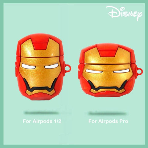 Image of Disney Airpods Case for Airpods Pro Captain America Venum Hulk Batman Spiderman 3D Silicone Anime Case Cover for Airpod 2