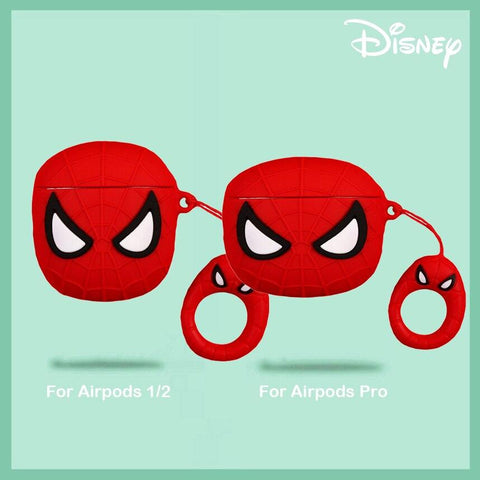 Image of Disney Airpods Case for Airpods Pro Captain America Venum Hulk Batman Spiderman 3D Silicone Anime Case Cover for Airpod 2