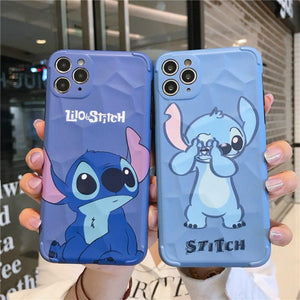 Disney Cartoon Lilo and Stitch IPhone 11 Case Cover soft TPU 3D Printing Figure Toys for Girls Boys