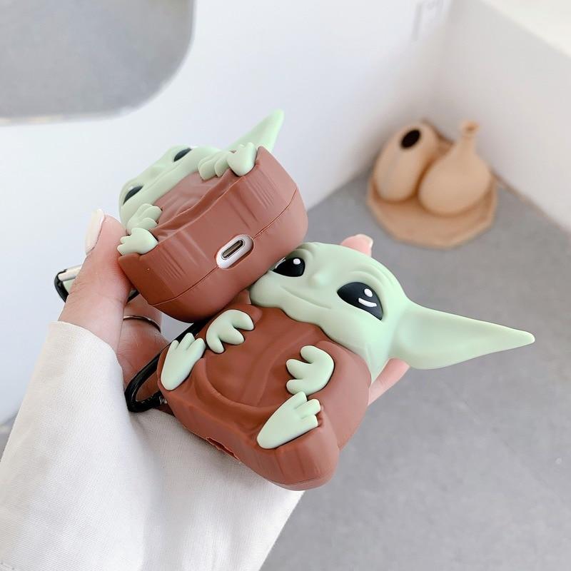 Disney Star Wars Airpods Pro Airpods 2 Case 3D Silicone Baby Yoda