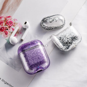 Dynamic Liquid Case For AirPods Cases Glitter Liquid Cover For AirPod 2 Covers Protector For Air Pods Pro Bumper Hard Coque Etui