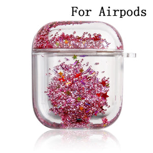 Dynamic Liquid Case For AirPods Cases Glitter Liquid Cover For AirPod 2 Covers Protector For Air Pods Pro Bumper Hard Coque Etui