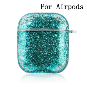 Dynamic Liquid Case For AirPods Cases Glitter Liquid Cover For AirPod 2 Covers Protector For Air Pods Pro Bumper Hard Coque Etui